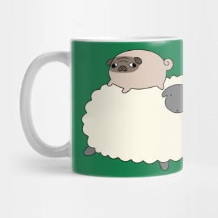 Little Pug and Sheep Mug